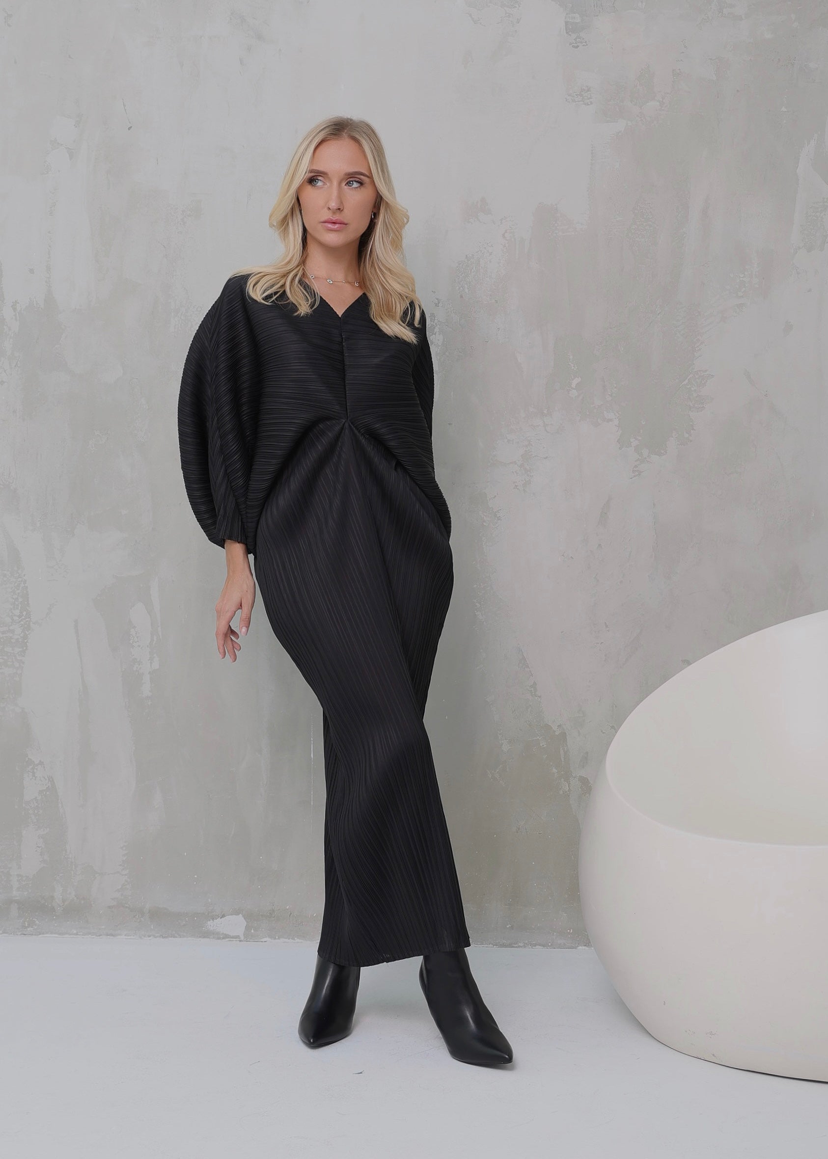 Black Sculptural Gown